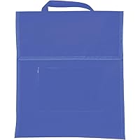 Really Good Stuff Blue Book Pouch Bags - Water Resistant -Medium- Classroom Book Buddy for Books, Homework, Supplies- Durable Design with Stitched-On Handle & Name Tag
