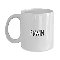 Edwin Mug Custom Name Personalized Gift Idea Coffee Tea Cup 11 oz