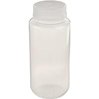 United Scientific™ 33309EA| Laboratory Grade Polypropylene Wide Mouth Reagent Bottle | Designed for Laboratories, Classrooms, or Storage at Home | 500mL (16oz) Capacity | 1 Each