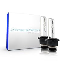 XtremeVision HID Xenon Replacement Bulbs - D2S / D2R / D2C - 6000K Light Blue (1 Pair)