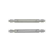 Ewatchparts 2 PC 20MM SPRING BAR PIN FOR ROLEX GMT MASTER II 126710, 126710BLNR JUBILEE BAND