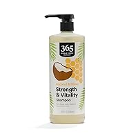 365 by Whole Foods Market, Strength & Vitality Shampoo Coconut & Honey, 32 Fl Oz