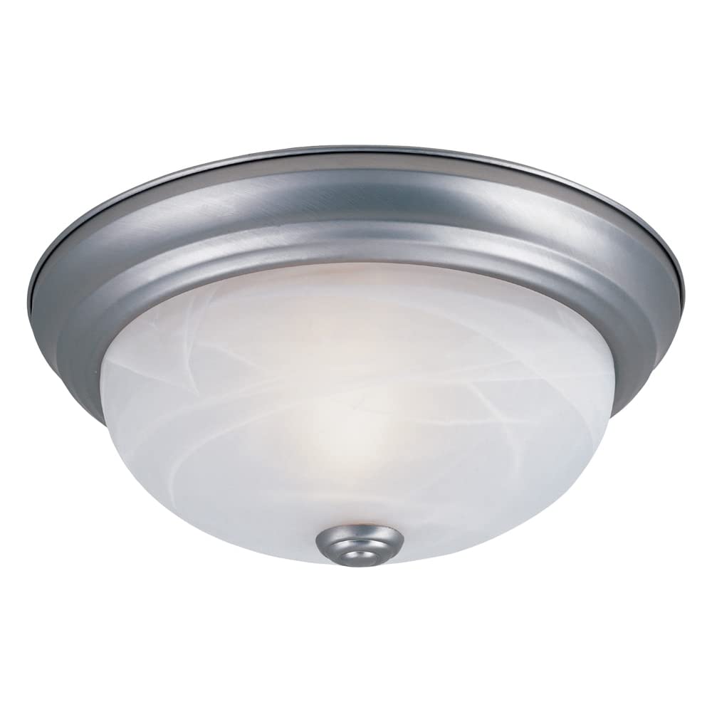 Designers Fountain 1257L-PW-AL Value Collection Ceiling Lights, Pewter , White , 15 inches