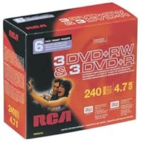 RCA DVDCP33 DVD+R/RW Combo Pack (6-pk)