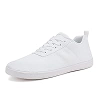 Men's Mesh Dress Sneakers, Lace-up Closure, Memory Foam Insole, Breathable Knitted Fabric Upper