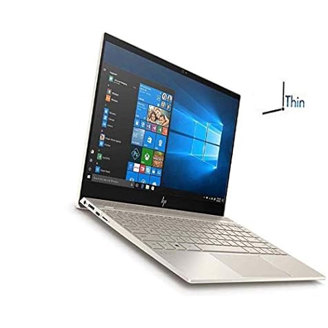 HP Envy 13-ah000 Ultra Slim Laptop in Gold 13.3in Full HD 8th Gen Intel i7 up to 4GHz 256GB SSD 8GB B&O Audio WiFi HDMI (Renewed)