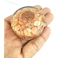 Jet Energized New Pink Moonstone Orgone Tower Buster Orgonite Piezo Electric EMF Protection Generator Frequency Ions Tested Cloud Chem Buster 40 Page Jet International Image is JUST A Reference