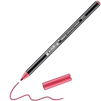 edding 1300 color pen medium - coral pink - 1 pen - round nib 2 mm - felt pen for drawing and writing - felt pen for school, mandalas, bullet journals