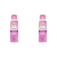Vagisil Odor Block Dry Wash Spray for Feminine Hygiene, Gynecologist Tested, Hypoallergenic, 2.6 Ounces (Pack of 2)