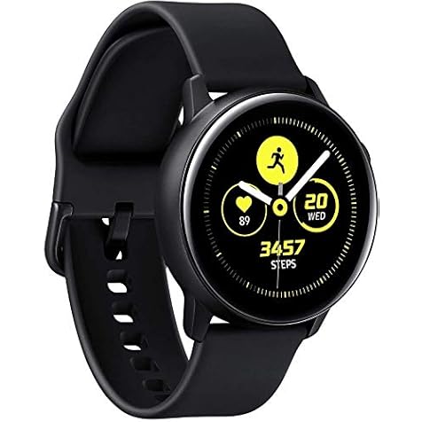 Samsung Galaxy Watch Active - 40mm, IP68 Water Resistant, Wireless Charging, SM-R500N International Version (Black)
