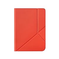 Kobo Clara Colour/BW SleepCover Case | Cayenne Red | Sleep/Wake Technology | Built-In 2-Way Stand | Vegan Leather | Compatible with 6” Kobo Clara Colour/BW eReader