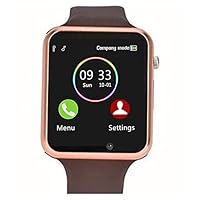 Bluetooth Smart Watch A1 Bluetooth GSM SIM Phone Smart Watch for Android Smart Phones (Brown)