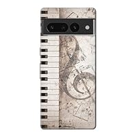 R3390 Music Note Case Cover for Google Pixel 7 Pro