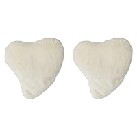 Bucky Hot & Cold Therapy Spa Collection, Ultra Luxe Heart Warmer, Plush Cream (Pack of 2)