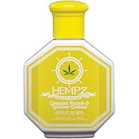Hempz Herbal Body Moisturizer, Coastal Peach & Yellow Dahlia, 75ml 2.5 Oz