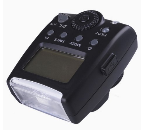 Compact LCD Mult-Function Flash (TTL, M, Multi) for Leica V-LUX (Typ 114)