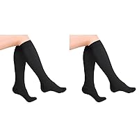 Compression Socks to Relieve Discomfort from Varicose Veins, Improve Circulation, and Reduce Minor Swelling, 15-20mmHG