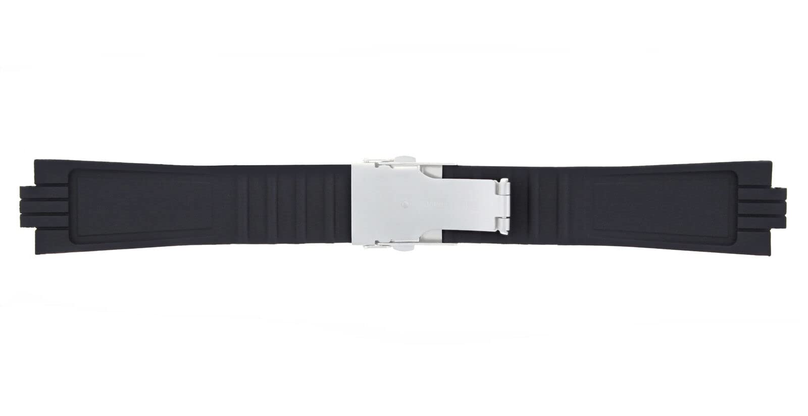 23-24mm Soft Rubber Diver Strap Band Ribbed Compatible with Oris Tt1/Tt2 F1 Watch 10mm-11mm
