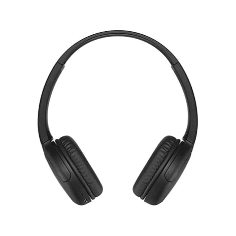 Wireless Headphones WH-CH510: Wireless Bluetooth On-Ear Headset with Mic for Phone-Call, Black