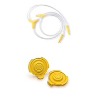 Medela Replacement Tubing and 2 Count PersonalFit Flex Replacement Membranes, Compatible with Pump in Style Maxflow Breast Pump.