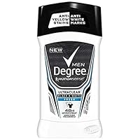 Degree Ultraclear Antiperspirant Deodorant Black/White, Fresh, 2.7 oz (Pack of 2)
