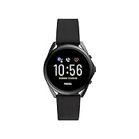 Fossil Men's GEN 5 Touchscreen Connected Smartwatch Silicone Strap Black FTW40534