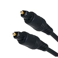 Premium Digital Optical Cord Toslink Fiber Optic Audio Cable - 5 Feet (1.5 Meters)