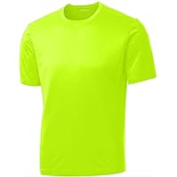 Joe's USA All Sport Neon Color High Visibility Athletic T-Shirts in Sizes XS-4XL