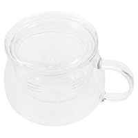 High Borosilicate Glass Tea Three-Piece Cup With Filter Teacup,High Borosilicate Glass Tea Mug,Tea Infuser,Separating Glass Teacup,Separate Tea Ware,400ml/500ml(style 2)
