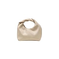 Verdusa Women's Ruched Hobo Mini Handbag Clutch Purse Dumpling Pouch Bag