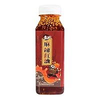 Yuan Xian Chinese Sichuan Style Mala Seasoned Spicy Chili Oil Sauce, Perfect For Dumpling, Hotpot, Noodle 袁鲜 麻辣红油 拌面 拌菜 调味 - 350mL