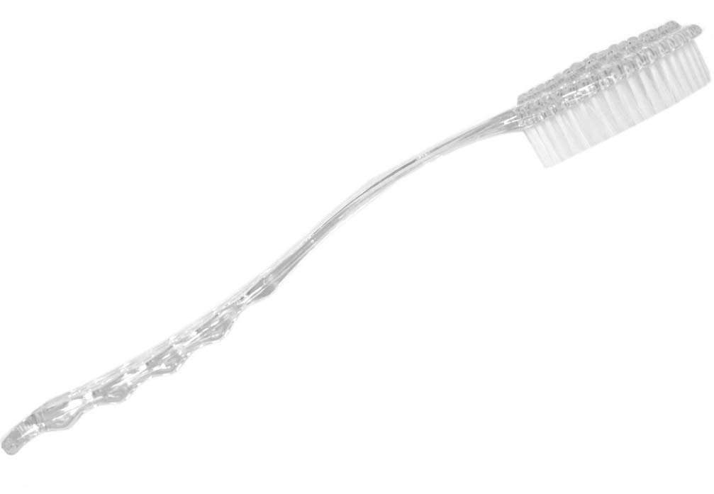 Aquasentials Long Handle Bath Brush (Clear Handle)