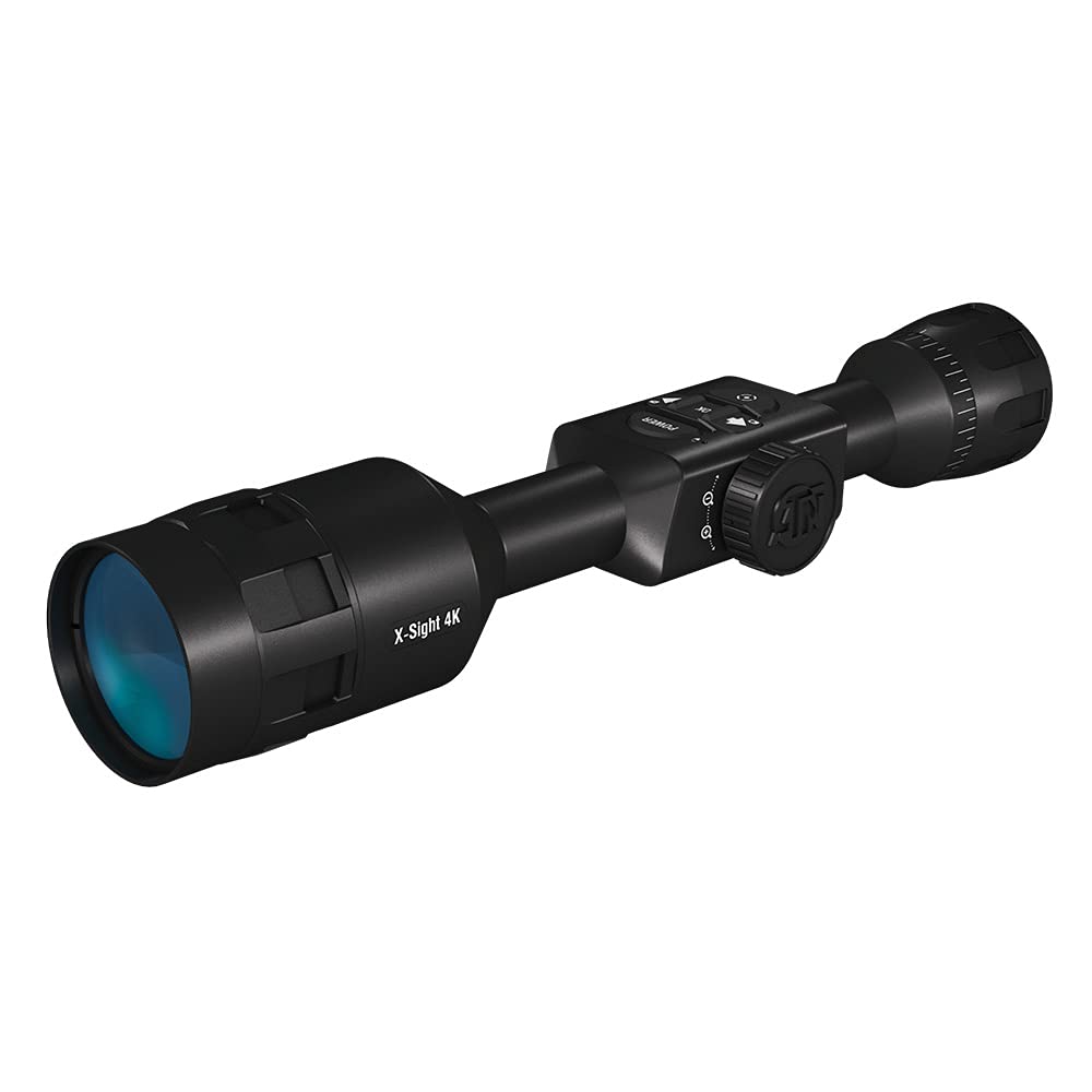 ATN X-Sight 4K Pro Smart Day/Night Hunting Scope w/Ballistics Calc, 3864x2218 Resolution, Video Record, Wi-Fi, 18hrs+ Battery