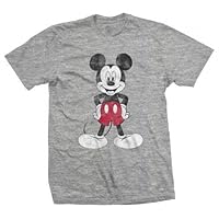 Disney Unisex Adult Mickey Mouse Pose Cotton T-Shirt