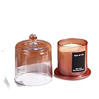 Campanile Scented Candle DIY Household houseplant Essential Oil Scented Glass (Pink: White Peach Oolong)