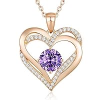 S925 Silver Necklace Female New Girl Heart-Shaped Love Classic Pendant Jewelry Silver Jewelry Birthday Gift J