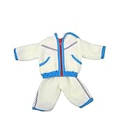 Cute Mini Clothes Fashion 18 Inch Doll Clothing Mini Doll Accessory Casual Jacket Kit Creative Girl Dolls Suit Doll Toy Accessories 1Set Blue, Doll Clothes