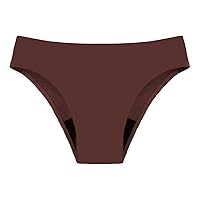 Cotton Thongs for Women Sexy Ladies Panties Breathable Stretch Hipster Cotton Underwear Non-marking Comfort Panties