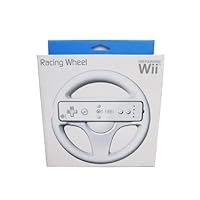 Wii OG Shape Racing Wheel White