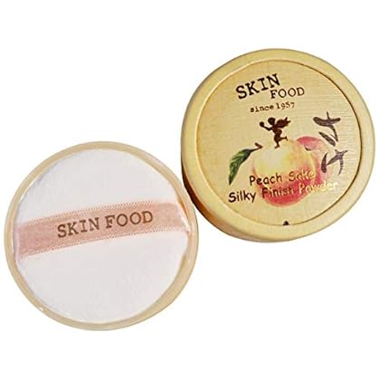 [Skin Food] New Peach Sake Silky Finish Powder for Oliy Skin 15g