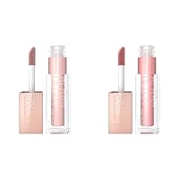 Lifter Gloss & Lifter Gloss, Hydrating Lip Gloss with Hyaluronic Acid, High Shine for Plumper Looking Lips, Opal, Pink Neutral, 0.18 Ounce