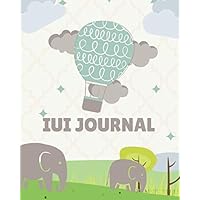 IUI Journal- Fertility Tracking Notebook: 12 Month Pregnancy Preparation & Conception Planner- Inspirational Prompts & Quotes For Women Trying To Conceive