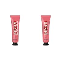 Maybelline Cheek Heat Gel-Cream Blush Makeup, Lightweight, Breathable Feel, Sheer Flush Of Color, Natural-Looking, Dewy Finish, Oil-Free, Nude Burn, 1 Count (Pack of 2)