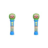 eKids CO-070, Musical Toddlers with Built Songs, Kids Microphone Designed for Fans of Cocomelon Toys and Gifts, Multicolored (Pack of 2)
