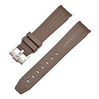 ANKANG 20mm 22mm 21mm Rubber Watch Band For Rolex Strap Brand Watchband Men Replacement Wrist Watch Accessories