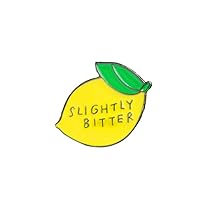 Lemon Enamel Brooch Pin Backpack Hat Bag Accessory Badge Jewellery- Slightly Bitter Convenient and nice