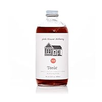 Pink House Alchemy Tonic Simple Syrup - 16 OZ Bottle for Coffee, Cocktail, Mocktail and Non Alcoholic Drinks, All-Natural Non-GMO