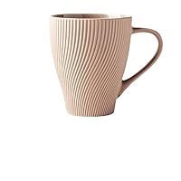 Ceramic Coffee Mug, Tea Cup for Office and Home, 12 oz, Dishwasher and Microwave Safe (Pink,301-400ml)