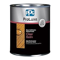 PPG ProLuxe Cetol Door and Window Transparent Natural Solvent-Based Wood Finish 1 qt.