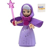 LEGO Disney Princess: Fairy Godmother Minifigure from Cinderella with Extra Purple Cape